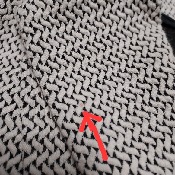 Talbots Women's L Knit Single Breasted Blazer Jacket Cream Black - Picture 9 of 10